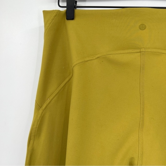 Lululemon Instill High Rise PullOn Bronze Green Moisture Wicking Stretch Legging - Picture 9 of 15